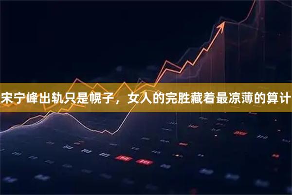 宋宁峰出轨只是幌子，女人的完胜藏着最凉薄的算计