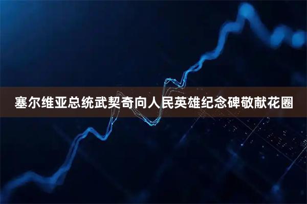 塞尔维亚总统武契奇向人民英雄纪念碑敬献花圈